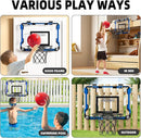 Indoor Basketball Hoop for Kids, Over The Door Mini Basketball Hoops, Mini Hoop with 4 Balls, Kids Basketball Hoop Sport Toys Gifts for 5 6 7 8 9 10 11 12+ Year Old Boys by TinyTreasures Baby Boutique