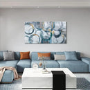 Mofutinpo Abstract Canvas Wall Art for Living Room, Modern Minimalist Wall Pictures Painting - Blue and Teal Room Decorations, cliques Framed Wall Art for Bedroom Office Artwork 20×40IN by CozyNest Decor