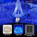 Solar String Lights Outdoor, 2-Pack Total 80FT 200 LED Solar Christmas Twinkle Lights Outside Waterproof Copper Wire 8 Modes Solar Fairy Lights for Garden Tree Party Birthday Christmas Decor (Blue) by GreenHaven Gardens