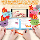 Crochet Kit for Beginners - 4PCS Dumpster Fire Complete Crochet Starter Kit with Step-by-Step Video Tutorials, Beginner Crochet Kits for Adults Kids Women, Funny Crochet Gifts by TinyTreasures Baby Boutique