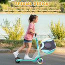 CBD Electric Scooter for Kids, 6 Mph Top Speed, Up to 5 Miles Range, 5.3" Solid Tires Wheel and Front Light, Kick Scooter Adjustable Height for Kids Age 6-12 by TinyTreasures Baby Boutique