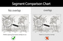 Gray Jungle Landscape Wallpaper Mural Tropical Banana Leaf Wall Mural (Not Peel and Stick) by CozyNest Decor