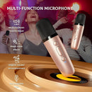 IROO Mini Karaoke Machine for Kids, 2025 TOP Toys Birthday Gifts Ideas for Girls Ages 4, 5, 6, 7, 8, 9, 10, 12+ Years Old, Portable MP3 Player with 2 Wireless Mics for Party by TinyTreasures Baby Boutique