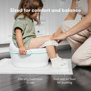 Frida Baby 3-in-1 Grow-With-Me Toddler Potty Training Toilet, Toddler Potty, Toilet Topper Training Seat and Step Stool, Easy-to-Clean Potty Training System by TinyTreasures Baby Boutique