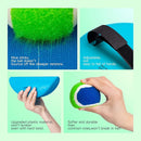 EVERICH Upgraded Toss and Catch Ball Game Set - Indoor and Outdoor Games for Kids 3-12, Beach Sand Pool Water Toy Includes 4 Paddles 4 Sticky Balls, Great Birthday Easter Gifts for Boys Girls by TinyTreasures Baby Boutique