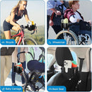Accmor Stroller Cup Holder, Universal Cup Holder with Silicone Gooseneck Arm, Bike Cup Holder, 360° Rotatable Large Caliber Drinks Holder for Stroller, Bike, Wheelchair, Walker by TinyTreasures Baby Boutique