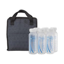 Dr. Brown's Fold & Freeze Bottle Tote, Travel Baby Bottle Insulated Cooler Bag, Store Up to 6 Baby Bottles, Black, BPA Free by TinyTreasures Baby Boutique