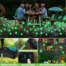 Solar Firefly Light, Christmas Lights for Outside Decorations, 4 Pack 24 LED Green Solar Garden Lights, Outdoor Waterproof Garden Decor for Yard Patio Pathway Lawn Christmas by CozyNest Decor