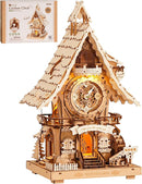 ROKR 3D Wooden Puzzles for Adults,Wooden Cuckoo Clock Model kit,435 Piece 3D Puzzles,Ideal Gift for Adults and Teens by TinyTreasures Baby Boutique