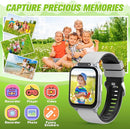 Smart Watch for Kids 1.85" with Fitness Tracker, Sleep Monitor, 22/100+ Sport Modes, DIY Dial, IP68 Waterproof, Step Counter, Heart Rate, Camera, with/Without APP, Gift for 3-12 Years Old Boys Girls by TinyTreasures Baby Boutique