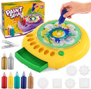 Arts and Crafts for Kids Ages 4-8,Paint Spin Art Machine Kit,Art Craft Set for 6-9 Year Old,Cool Painting Spinner Toys Kits Set,Art Supplies Birthday Gifts for Boy Girl Ages 6 7 8 9 10 11 12 Green by TinyTreasures Baby Boutique