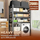 Laundry Shelf,5 Tier Over Washer and Dryer Storage Shelves,Adjustable Easy to Install,Space Saver Laundry Shelf Organizer,Utility Shelves for Balcony,Black,72”H*15.7”D*35.4“W by CozyNest Decor