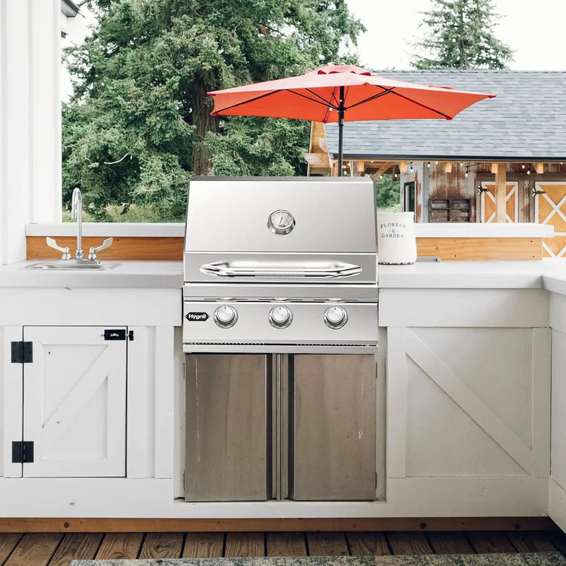 Hygrill Heavy Duty 3-Burner Built In Grill, Stainless Steel Grill Head for Outdoor Kitchen, Liquid Propane, photo 6 of 6
