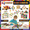 | STEM Learning Toys | Creative Construction Engineering | Fun Educational Building Set for Boys & Girls Ages 3-10 | Top Blocks Game Kit by TinyTreasures Baby Boutique