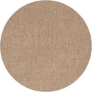 CAMILSON Easy Jute Round Rug 6ft Indoor Outdoor Natural Color Fiber Area Rugs for Living Room Patio and Kitchen Rug Solid Boho Woven Design Easy-Cleaning Washable Outside Carpet Alfombras (6 Round) by CozyNest Decor