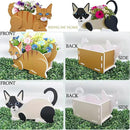 Siamese Cat Planter Plant Pots,Cute Garden Dog Flower Planter,Dog Planters Birthday Gifts for Women,Office,Indoor/Outdoor Decor(12.5 * 5.6 * 7.8in) by GreenHaven Gardens