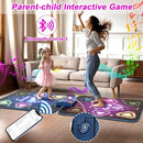 Dance Mat Toys for 3-12 Year Old Girls Boy, 2 Players Dance Mat with Light-up 12 Buttons & 5 Games Mode, Bluetooth Dance Game Toy for Girls 5-7, Xmas Birthday Gifts for 3 4 5 6 7 8 9 10+ Year Old Kids by TinyTreasures Baby Boutique