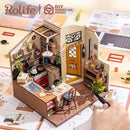 Rolife DIY Miniature Cozy Kitchen House Kit for Adults to Build, Tiny House Making Kit with Furnitures, Halloween/Christmas Decorations/Gifts for Family and Friends (Cozy Kitchen) by TinyTreasures Baby Boutique