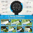 NEXCOVER Hose Nozzle, Garden Hose Nozzle - 7 Adjustable Watering Patterns, Heavy Duty Hose Nozzle Sprayer, Garden Sprayer Hose Attachment for Car Washing,Watering Plants,Pets Showering,Lawns Cleaning by GreenHaven Gardens