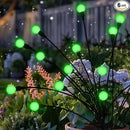 Solar Garden Lights,Halloween Lights Outdoor 60 LED Firefly Halloween Garden Lights Outdoor,Solar Lights for Outside,Solar Lights Outdoor Waterproof for Halloween,Christmas,Yard,Patio(Green) by GreenHaven Gardens