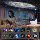 Galaxy Projector, 13 in 1 Planetarium Projector, Star Night Light Projector with Solar System Nebular Moon, Adjustable Focus Galaxy Light Projector for Kids Adults Bedroom Ceiling Room Décor by TinyTreasures Baby Boutique