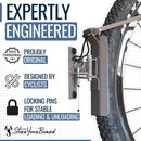 StoreYourBoard Bike Swivel Rack – Wall Mounted Garage Bike Storage, Vertical Hanger with 120° Swing Design & Stopper, Space-Saving Indoor Wall Mount – Fits Kids Bikes, BMX & More by GreenHaven Gardens