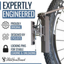 StoreYourBoard Bike Swivel Rack – Wall Mounted Garage Bike Storage, Vertical Hanger with 120° Swing Design & Stopper, Space-Saving Indoor Wall Mount – Fits Kids Bikes, BMX & More by GreenHaven Gardens