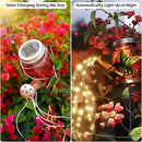 Solar Watering Can Light, Yard Outdoor Decor Lights, IP65 Waterproof, Hanging Hummingbird Garden Light, Outside Garden Flower Bed Decor, Women Gift, Birthday Gifts by CozyNest Decor
