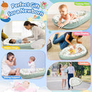 Baby Lounger - Breathable & Soft Baby Nest, Portable and Lightweight Tummy Time Lounger for Home and Travel, Ideal Newborn Babies Essentials Baby Shower Gifts by TinyTreasures Baby Boutique