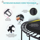 SkyBound 14 FT 12 FT 10FT 8FT 6FT Springless Trampoline for Kids and Adults - Recreational Trampolines with AntiRust Coating - Bungee Cords Outdoor Trampoline for Kids - No-Gap Design Zipper System by TinyTreasures Baby Boutique