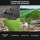 Sandbaggy 6 inch Landscape Sod Staples (9 Gauge Steel) ~ Great for Hard Soil - 20% Thicker Than Competition - Trusted by Farmers & Contractors Across USA (5000 Staples) by CozyNest Decor