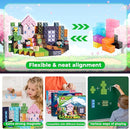 Magnetic Blocks - 200 PCS Build Dark Adventure Forest Castle - Magnetic Toys for Montessori Toddler Christmas Birthday Gifts STEM Sensory Toys for 3 4 5 6 7 8 9 10 Year Old Boys & Girls by TinyTreasures Baby Boutique