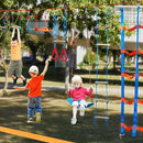 VEVOR Ninja Warrior Obstacle Course for Kids, 2 x 60 ft Weatherproof Slacklines, 500lbs Weight Capacity Monkey Line, Outdoor Playset Equipment, Backyard Toys Training Equipment Set with 14 Obstacles by TinyTreasures Baby Boutique