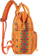 Wrangler Aztec Backpack Organized Daypack Travel Baby Bag with Stroller Strap and Side Bottle Pockets WG2204-9110MST by TinyTreasures Baby Boutique