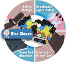 Soft-Style Kids Knee and Elbow Pads with Bike Gloves, Flexible Impact-Resistant Gear for Ages 2-11, Designed for Balance Bikes, Roller-Skating, and Skateboarding by TinyTreasures Baby Boutique