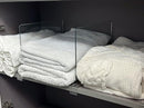 LikeU Shelf Dividers for Closets,Clear Acrylic Shelf Divider for Wood Shelves and Clothes Organizer/Purses Separators Perfect for Kitchen Cabinets and Bedroom Organizer,6 PCS by TinyTreasures Baby Boutique