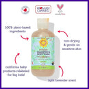 California Kids Shampoo + Body Wash | Chillax Lavender Body Wash | Gentle Skin Care for Kids + Teens | 100% Plant-Based | Hypoallergenic | 8.5 oz by TinyTreasures Baby Boutique