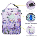 Breastmilk Bag with Ice Pack Fits 4 Bottles Up To 9 Ounce Insulated Breast Milk Cooler on the Go with Strap Baby Bottle Cooler Bag for Nursing Mom Daycare or Travel by TinyTreasures Baby Boutique