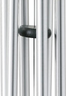 Woodstock Wind Chimes Pachelbel's Canon in D, Silver Aluminum Tubes, Medium 32 - Inch, Deep Toned Windchime for Outdoor Decor for Garden, Patio, Porch by CozyNest Decor