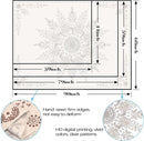 Lunerfex Boho Floral Tapestry Mandala Wall Tapestry, Cute Tapestries for Bedroom Beige Flower Tapestries Wall Hanging for Bedroom Living Room Decor Beige-2 70"x90" by CozyNest Decor