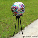 VCUTEKA Gazing Ball, Glass Mosaic Gazing Balls Sphere for Garden Lawn Outdoor Ornament Yard Decorative, 10-Inch by CozyNest Decor