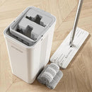 JOYMOOP Mop and Bucket with Wringer Set for Home, Flat Mop and Bucket System, Mops for Floor Cleaning and Wall Cleaner, with 3 Reusable Microfiber Mop Pads by CozyNest Decor