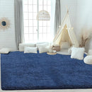 4x6 Area Rug for Living Room: Fluffy Shag Soft Washable Rugs Fuzzy Plush Indoor Carpet for Bedroom Nursery Playroom Dorm Kids Girls Boys Room (Navy Blue, 4'x6') by TinyTreasures Baby Boutique