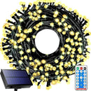 Solar String Lights Outdoor,115 Ft 300 LED Solar Christmas Lights with Remote,8 Modes Waterproof Patio Lights for Christmas Tree Patio Yard Garden Party Decor (Warm White) by GreenHaven Gardens