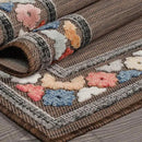 Beverly Rug Outdoor Rug 9x12 Modern Bordered Large Area Rugs for Indoor and Outdoor Patio Easy to Clean Non Shedding Living Room Porch Garden Washable Outside Carpet (9 x 12 Brown) by CozyNest Decor