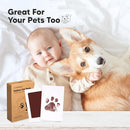4-Pack Inkless Baby Hand and Footprint Kit - Mess Free Ink Pad for Newborn Keepsake, Dog Nose & Paw Print Kit, Clean Touch Ink Pad for Baby Hand & Footprints, Ideal New Mom Gifts (Auburn) by TinyTreasures Baby Boutique