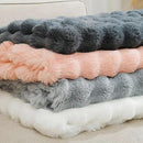 UKELER Pink Faux Fur Throw Blanket for Girls 50''x60'' Decorative Shaggy Velvet Blanket Fluffy Cozy Plush Warm Bed Throws for Bedroom, Living Room, Couch, Sofa, Office, Camping by CozyNest Decor