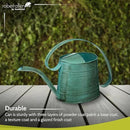 ROBERT ALLEN MPT01505 Danbury Metal Watering Can, Surf Light Blue by GreenHaven Gardens