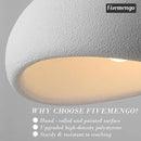 15.7in Wabi Sabi Pendant Lights Kitchen Island Lighting Fixture Ceiling Mount White Modern Japanese Lamp Japandi Chandelier for Dining Living Room Hallway Bedroom Restaurant Hanging Lamp by CozyNest Decor