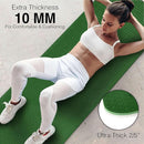 Extra Thick Exercise Yoga Mat with Strap - 2/5 Inch (10MM), Non-Slip Workout Mat for Yoga, Pilates, and Floor Exercises by TinyTreasures Baby Boutique